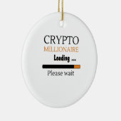 暗号億万長者の積付けおもしろい取引開始 セラミックオーナメント (右)
