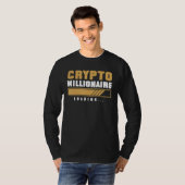 暗号億万長者ロード通貨取引Hodl V Tシャツ (正面フル)