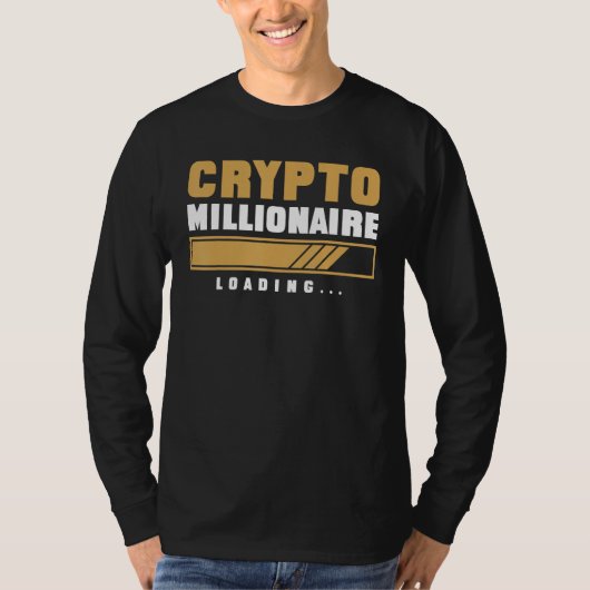 暗号億万長者ロード通貨取引Hodl V Tシャツ (正面)