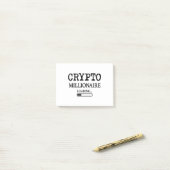 暗号億万長者ロード ポストイット (デスク上)