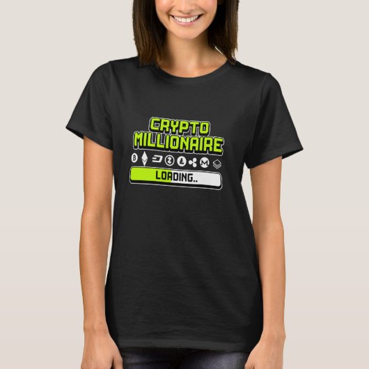 暗号億万長者ロード Tシャツ (正面)