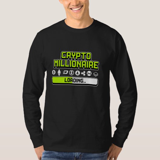 暗号億万長者ロード Tシャツ (正面)