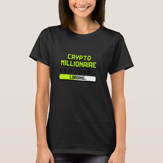 暗号億万長者ロード Tシャツ (正面)