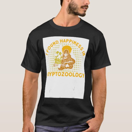 暗号動物学における幸福 Tシャツ (正面)