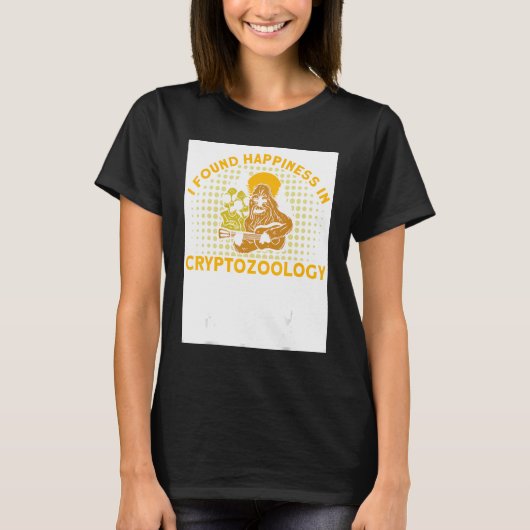暗号動物学における幸福 Tシャツ (正面)