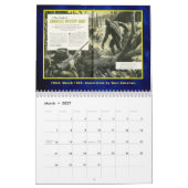 暗号動物学カレンダー カレンダー (3月 2027)