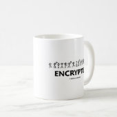 暗号化されて(踊りの人の暗号の冒険) コーヒーマグカップ (正面右)