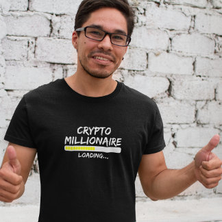 暗号化の億万長者の読み込みキーチェーン Tシャツ