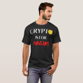 暗号化はヴァージン Tシャツ (正面フル)
