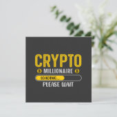 暗号化グリーティングカードの読み込み中の暗号化の億万長者 カード (スタンド正面)