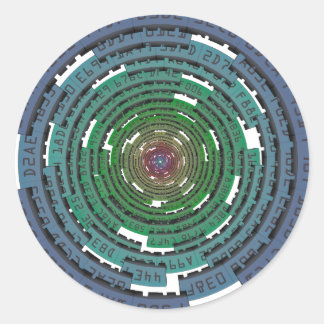 暗号化サークル – ロック ラウンドシール