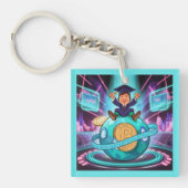 暗号卒業 キーホルダー (正面)