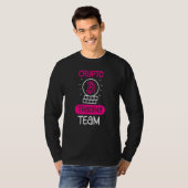 暗号取引チーム暗号取引業者 Tシャツ (正面フル)