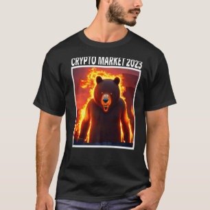 暗号市場2023ベアマーケットストックトレーディングレコード Tシャツ