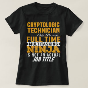 暗号技術者 Tシャツ
