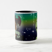 暗号文，ビッグフット，サスカッチ，モスマン，エイリアン, UFO マグカップ (中央)