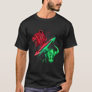 暗号日取引の弱気な強気 Tシャツ