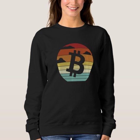 暗号暗号通貨ブロックチェーンBitcoins Miner B スウェットシャツ (正面)