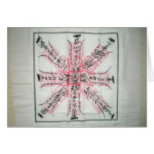 暗号的なクリスマスカード (正面横)