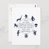 暗号解読 ポストカード (正面/裏面)