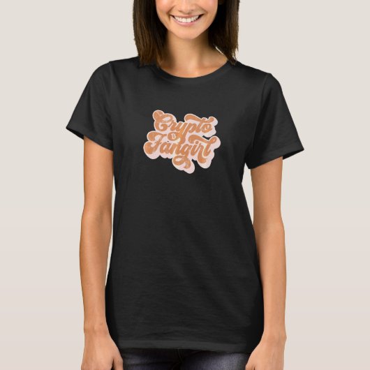暗号資産ガールズ クリプト ファンガール Tシャツ (正面)