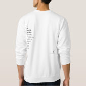 暗号通貨とモノ スウェットシャツ (裏面)