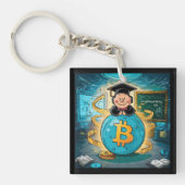 暗号通貨の卒業 キーホルダー (正面)