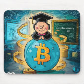 暗号通貨の卒業 マウスパッド (正面)