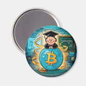 暗号通貨の卒業 マグネット (正面/裏面)