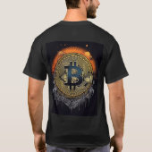 暗号通貨の恋人のためのBITCOIN Tシャツ (裏面)