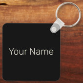 暗号通貨の暗号レトロレタリングデザイン キーホルダー (裏面)