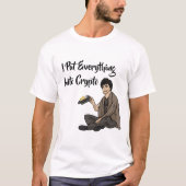 暗号通貨の警戒物語 Tシャツ (正面)