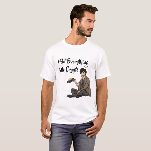 暗号通貨の警戒物語 Tシャツ (正面フル)