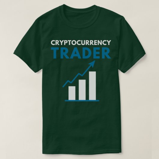 暗号通貨トレーダー Tシャツ (デザイン正面)