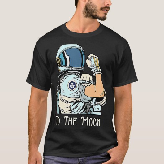 暗号通貨トークおもしろいCRO Crypto.com We Can Do Tシャツ (正面)