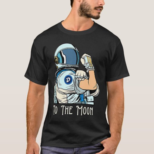 暗号通貨トークDGBおもしろいデジバイト私たちができる Tシャツ (正面)