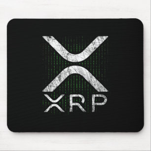 暗号通貨バイナリコードXRPホドラーズ暗号ミーム マウスパッド