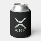 暗号通貨バイナリコードXRPホドラーズ暗号ミーム 缶クーラー (缶正面)