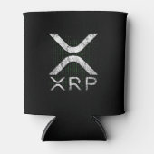 暗号通貨バイナリコードXRPホドラーズ暗号ミーム 缶クーラー (正面)