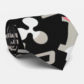 暗号通貨パターカラフルンのネックタイ ネクタイ (ロール)