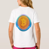 暗号通貨ビットコイン Tシャツ (裏面)