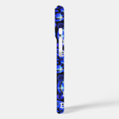 暗号通貨ブルーデジタルマネーパターン Case-Mate iPhoneケース (裏面 / 左)