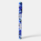 暗号通貨ブルーデジタルマネーパターン Case-Mate iPhoneケース (裏面 / 右)