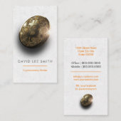 暗号通貨ブローカー 名刺 (正面/裏面)