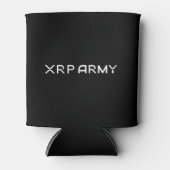 暗号通貨ミームXRP陸軍引用文Hodl Crypto 缶クーラー (正面)