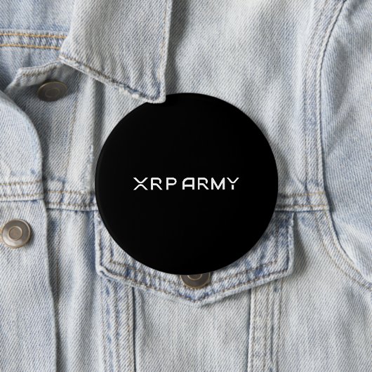 暗号通貨ミームXRP陸軍引用文Hodl Crypto 缶バッジ (インサイチュ)