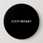 暗号通貨ミームXRP陸軍引用文Hodl Crypto 缶バッジ (正面)