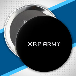 暗号通貨ミームXRP陸軍引用文Hodl Crypto 缶バッジ