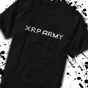 暗号通貨ミームXRP陸軍引用文Hodl Crypto Tシャツ