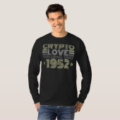 暗号通貨ライフスタイルCrypto Love Exploring Si Tシャツ (正面フル)